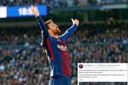 Lionel Messi pasará una tremenda navidad, así lo ha dado a conocer en sus redes sociales.