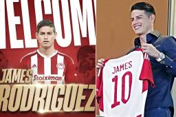 James Rodríguez regresa al viejo continente y estampó su firma con el Olympiacos, el club más ganador de Grecia.
