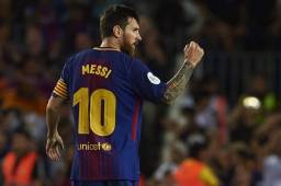 Messi jugó su partido 400 con la camiseta del Barcelona en La Liga.