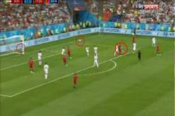 Una captura del golazo del futbolista portugués que se ha robado el protagonismo en el cierre de la fase de grupos.