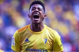 El delantero hondureño Antony Lozano y el Cádiz han conocido el calendario que tendrán en La Liga.