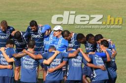 La Selección de Honduras trabajó esta mañana en la ciudad de Comayagua.
