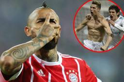 Vidal reaccionó por redes sociales al saber que enfrentará al Real Madrid.