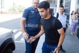 Jonathan Rubio llegó a Tegucigalpa y comenzará a entrenar con la Selección de Honduras. FOTO: Ronald Aceituno