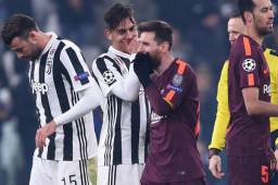 Messi dialogando con su compatriota Dybala al término del partido.
