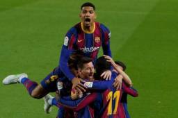 Dembélé anotó en el minuto 90 para darle un agónico triunfo al Barcelona.