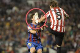 Amorebieta estuvo cerca de mandar al hospital a Messi hace ocho años.