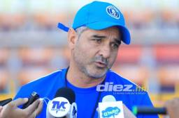 Diego Vázquez no se quiere salir de la línea y primero solo piensa en Platense. Foto Ronald Aceituno.