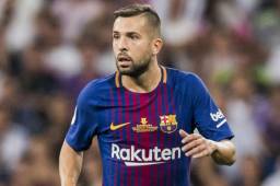 Jordi Alba no jugó contra el Olympiacos a mitad de semana por la Champions.