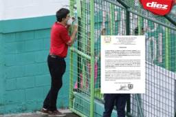 Héctor Vargas fue expulsado del terreno de juego durante el clásico ante Motagua. Foto: DIEZ