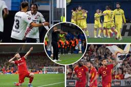 Europa League: Goleada de la Roma, debut amargo de Gattuso, la solidez de Xabi Alonso y Liverpool cerca de los 8vos