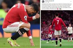 Cristiano Ronaldo dio la cara tras la paliza del Manchester United ante el Liverpool.