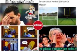 ¡Para reír! Disfrutá de los mejores memes que ya comenzaron a calentar el Argentina-Francia y el Portugal-Uruguay en el Mundial de Rusia 2018.