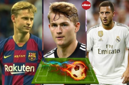 Este es el 11 que se puede armar con los fichajes más caros del actual mercado. Hazard, De Ligt, Griezmann entre otros conforman el equipazo.