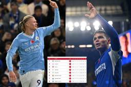 Así queda la tabla de posiciones tras el 4-4 entre Manchester City y Chelsea.