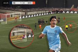 ¡Un poema al fútbol! El sensacional golazo de tiro libre de John Denis con el New York City II: rosca al ángulo