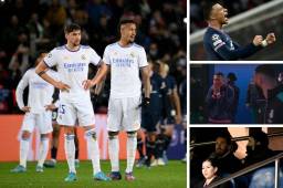 Mbappé no paró de reirse con Benzema, Sergio Ramos estuvo viendo a su exequipo y la tristeza del Real Madrid. Estas son las imágenes que no viste en TV. (AFP)