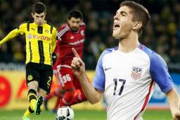 Pulisic milita en el Borussia Dortmund de Alemania.