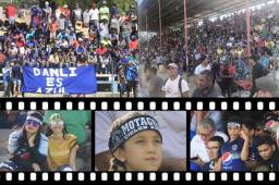 Los aficionados del Motagua se hicieron sentir en Danlí, El Paraíso. Llegaron en gran mayoría y pintaron de azul el estadio Marcelo Tinoco para el juego ante Real de Minas.