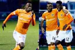 Los jugadores hondureños, Romell Quioto y Alberth Elis debutaron como titulares en el Houston Dynamo y con triunfo. El de Río Esteban hizo gol. Fotos cortesía
