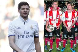 Steven Gerrard fue el último futbolistas que se unió a la lista, tras ponerse la camiseta del Real Madrid en un juego de Leyendas.