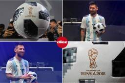 Este jueves la FIFA presentó el que será el balón para la próxima Copa del Mundo que se disputará el siguiente año. Aquí te dejamos sus mejores fotos.