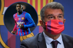 ¿Volverá a jugar Dembélé en el FC Barcelona? La contundente respuesta de Joan Laporta
