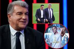 Laporta habla del fichaje de Mbappé y deja dardo al Real Madrid.