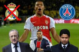 Con 18 años, Kylian Mbappé le anotó en Champions League como visitante al Manchester City, Borussia Dortmund y Juventus en duelos de eliminatoria en 2017.