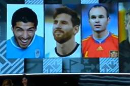 FIFA eligió una foto de Luis Suárez que no le favorece, en Barcelona creen que fue venganza por no haber asistido.