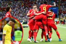 Neymar se va llorando; Bélgica accede a las semifinales del Mundial de Rusia 2018.