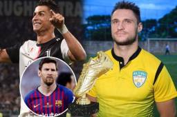 El delantero ruso realizó este viernes su primer entrenamiento con el Real de Minas en la comunidad de Santa Lucía. Foto Ronal Aceituno