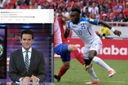 Alberth Elis respondió al comentario que hizo el periodista de ESPN en redes sociales.