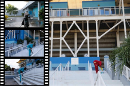 Ato Boldon de Couva es la sede del encuentro entre Trinidad y Tobago y Honduras. FOTO: Delmer Martinez.