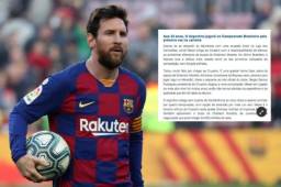 Lionel Messi fue anunciado con su 'nuevo equipo' por error.