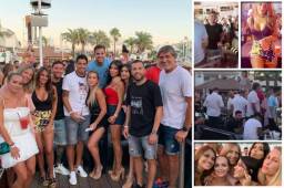 Antes de integrarse a las pretemporadas con sus equipos, los futbolistas Leo Messi, Luis Suárez, Césc Fábregas y Jordi Alba disfrutan de la fiesta en Ibiza. Las fotos de lo bien que se la están pasando.