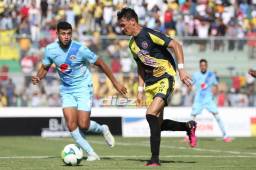 Génesis y Motagua se enfrentaron en la segunda jornada del Torneo Apertura 2023-24 de la Primera División del fútbol hondureño. FOTOS: David Romero y Aníbal Vásquez.