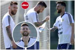 El delantero argentino Lionel Messi pasó por la barbería antes de enfrentarse contra Francia en los octavos de final de Rusia 2018.
