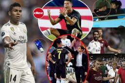 Te presentamos las imágenes que seguramente no viste por TV de la jornada de Champions League. El portugués Cristiano Ronaldo fue la gran atracción en España.