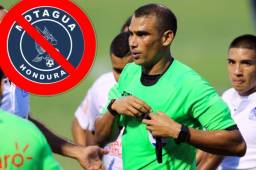 Óscar Moncada sigue firme pitando en Liga Nacional luego de la polémica del clásico capitalino donde un intruso ingresó al campo y hasta marco gol.