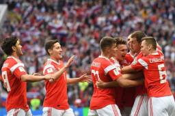 Rusia logró conseguir sus primeros tres puntos en el Grupo A.