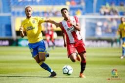 'Choco' Lozano jugó 80 minutos en el triunfo del Girona FC.