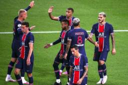 Mauro Icardi se despachó un doblete en el triunfo del PSG ante el Reims en Francia.