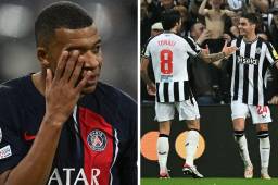 Ni Mbappé y ni los millones del PSG son suficientes para competir: Newcastle golea al equipo parisino en la Champions