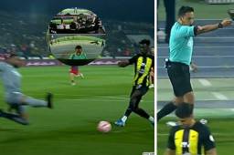 Saíd Martínez estuvo involucrado en una acción polémica de penal en Arabia Saudita.