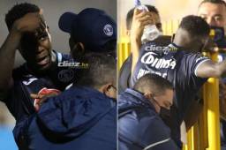 Rubilio Castillo casi ingresa al sector de silla tras los insultos que habría recibido luego de ver la roja.