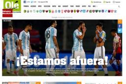 Diario Olé pone las barbas en remojo por esta decisión de FIFA que deja a Argentina, de momento, fuera del Mundial.