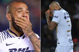 Alves ha disptuado sierte partidos con Pumas, incluido la paliza contra Barcelona, y sigue sin conocer la victoria.