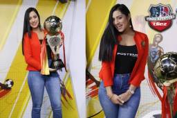 Gaby Salazar calienta el clásico y final de la Liga Nacional. Le va a Motagua.