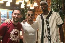 Messi, Nusret Gökçe y Paul Pogba.
